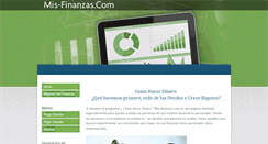 Desktop Screenshot of mis-finanzas.com